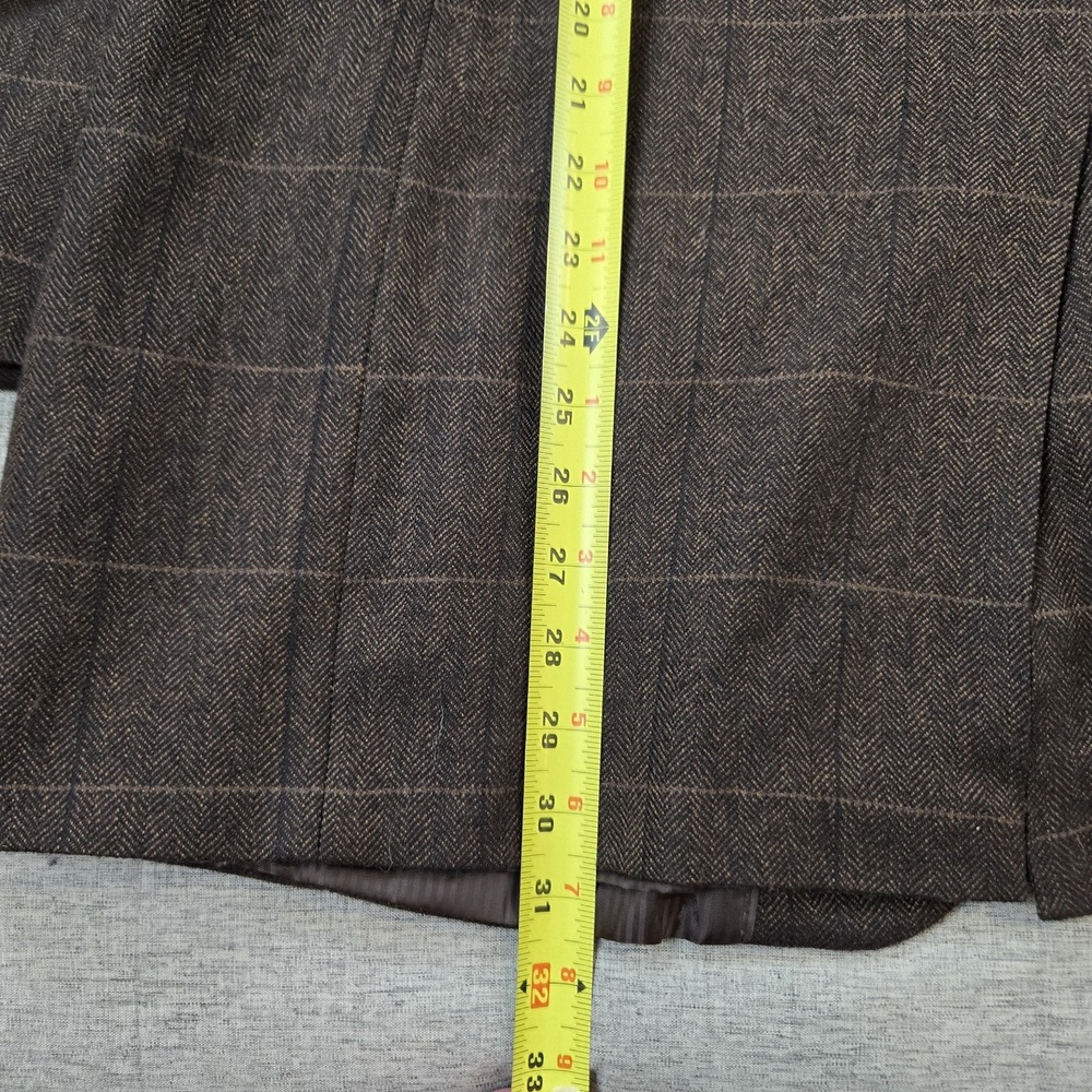 Alan Flusser Men's Single Breasted Sport Coat Blazer Lambswool Cashmere 48R - Picture 14 of 15